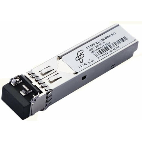 Модуль оптический Future Technologies FT-SFP-SX-1,25-850-0,5-D 1.25G 550m Tx850nm MM LC DDM модуль оптический future technologies ft sfp wdm lr 20 a d 10g tx1270 rx1330nm 20km ddm