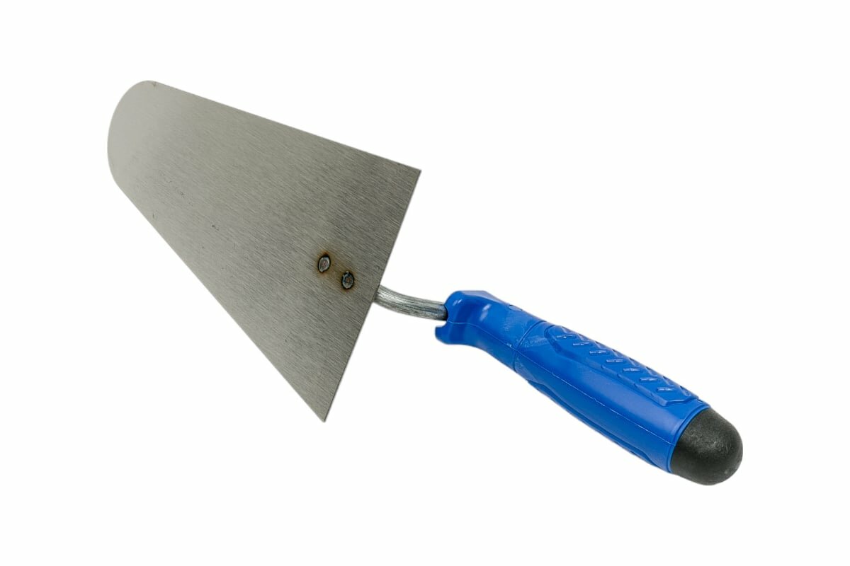 НАШ инструмент Кельма бетонщика нержавеющая сталь  полукруглая 200мм/Р/ 020310-001