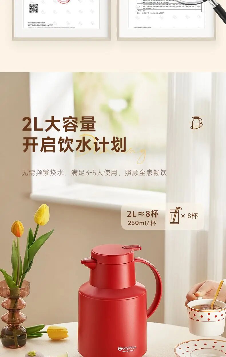 Cчастливое использование термоса Xiaomi на природе