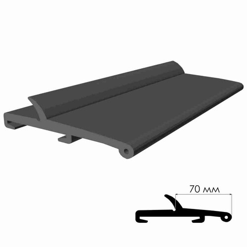 Расширитель колесных арок универсальный 70 мм с крепёжной лентой ТЭП резина для автомобиля на метраж belais 19787 1186₽