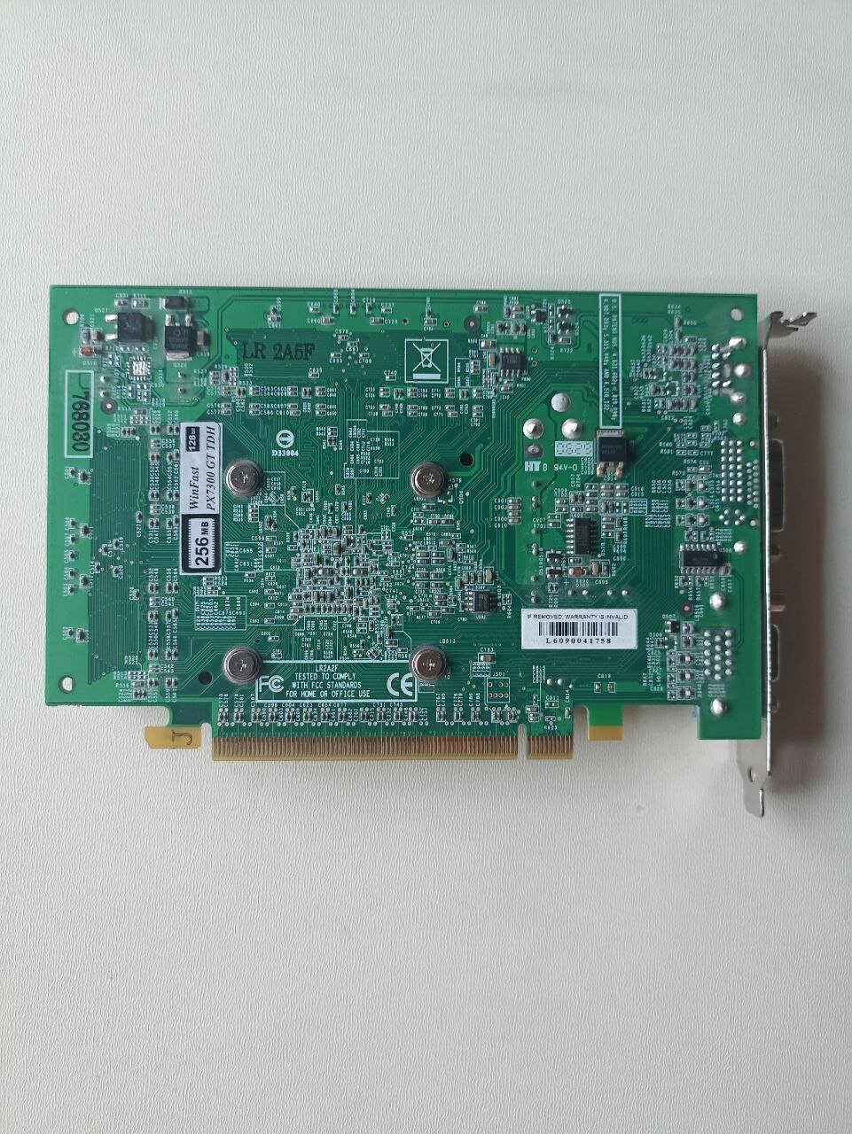 Видеокарта WinFast GeForce PX7300 GT GDDR2 256мб 128bit — фото 1