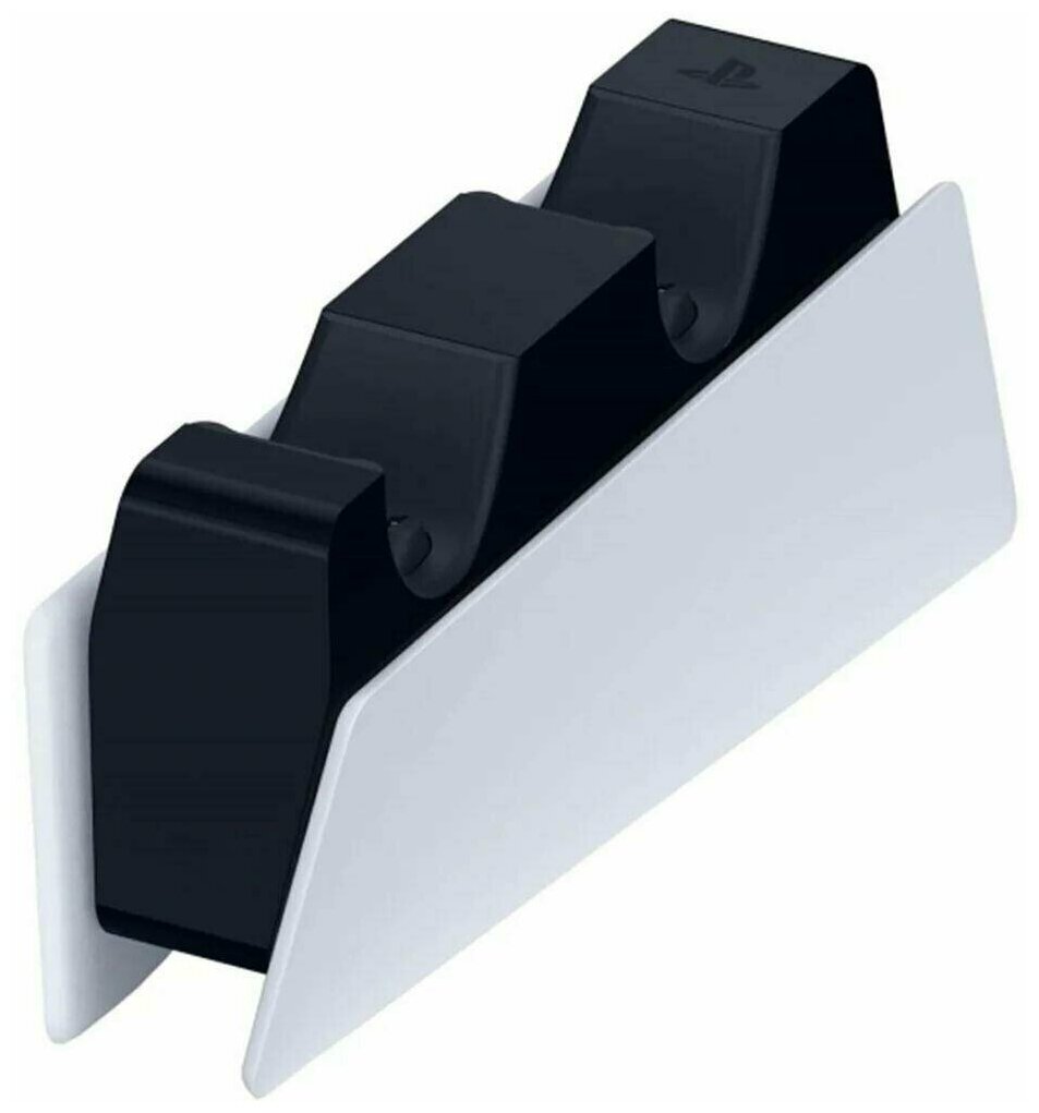 Sony Зарядная станция DualSense на два геймпада для PS5 (CFI-ZDS1) белый/черный — фото 1