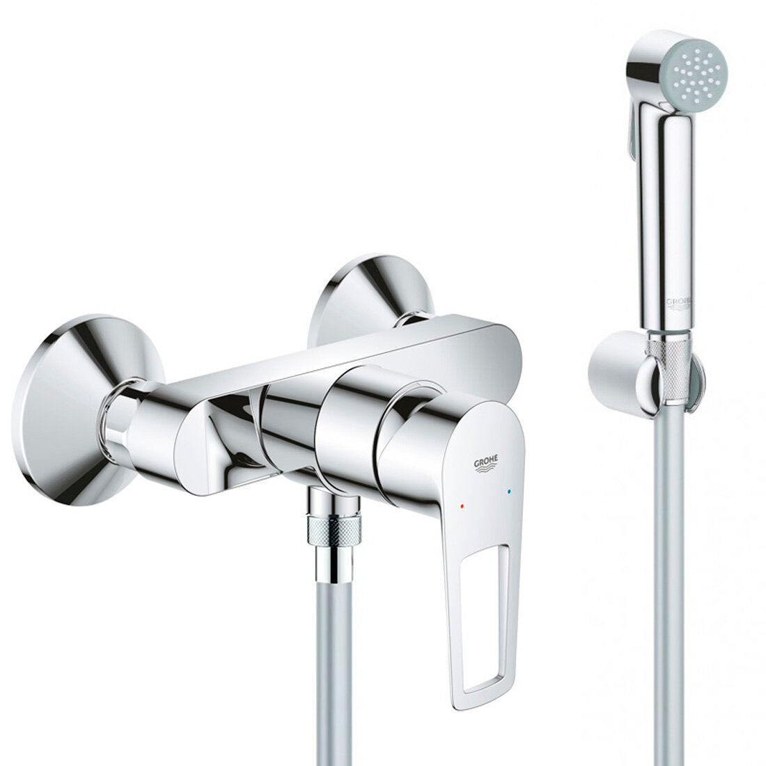 Гигиенический душ с настенным смесителем Grohe Bauloop New 23633354