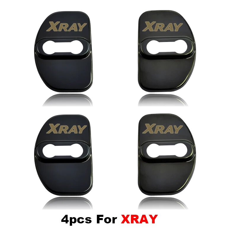 4 шт, автомобильные наклейки на дверной замок vesta xray, 4pcs XRAY