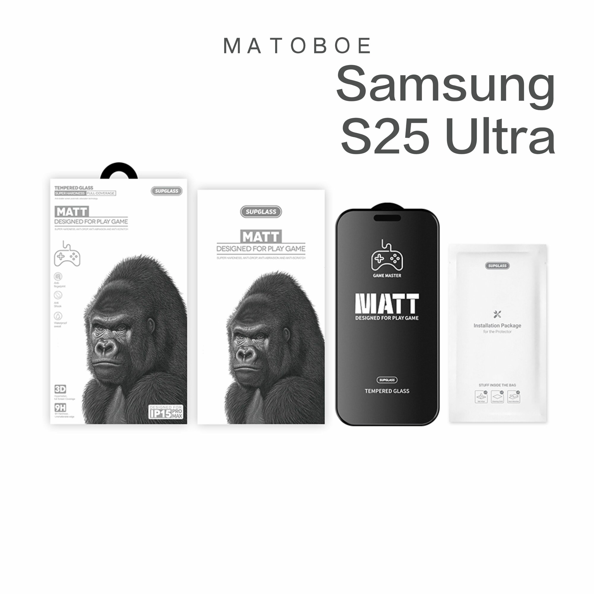 Защитное стекло Матовое SupGlass Samsung S25 Ultra