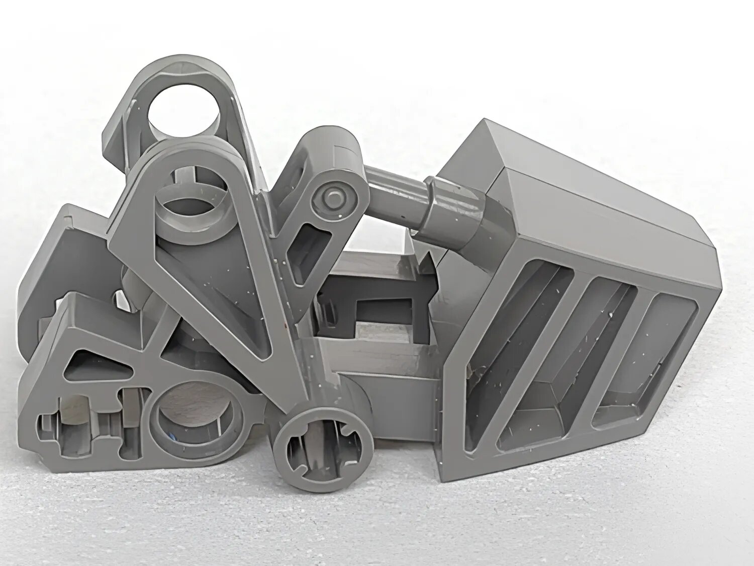 Деталь LEGO Bionicle Foot with Ball Joint Socket 3 x 6 x 2 1/3, Rounded Tops 32475 Blue U