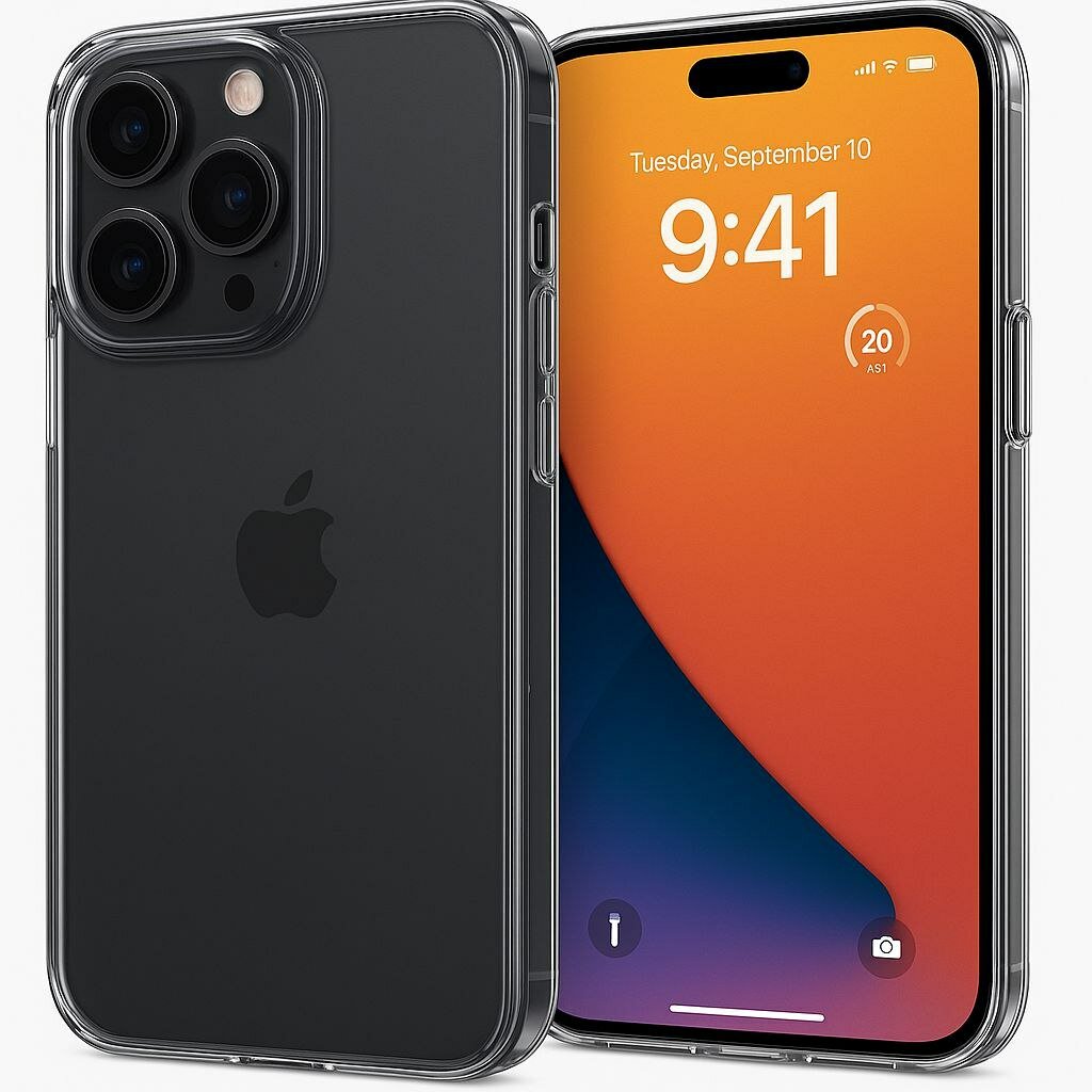 Чехол прозрачный, для Iphone 16 pro max , силикон, противоударный, прозрачный.
