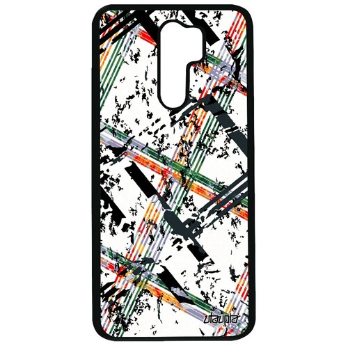 фото Чехол на телефон xiaomi redmi 9, "тартан плитка" геометрический квадрат utaupia