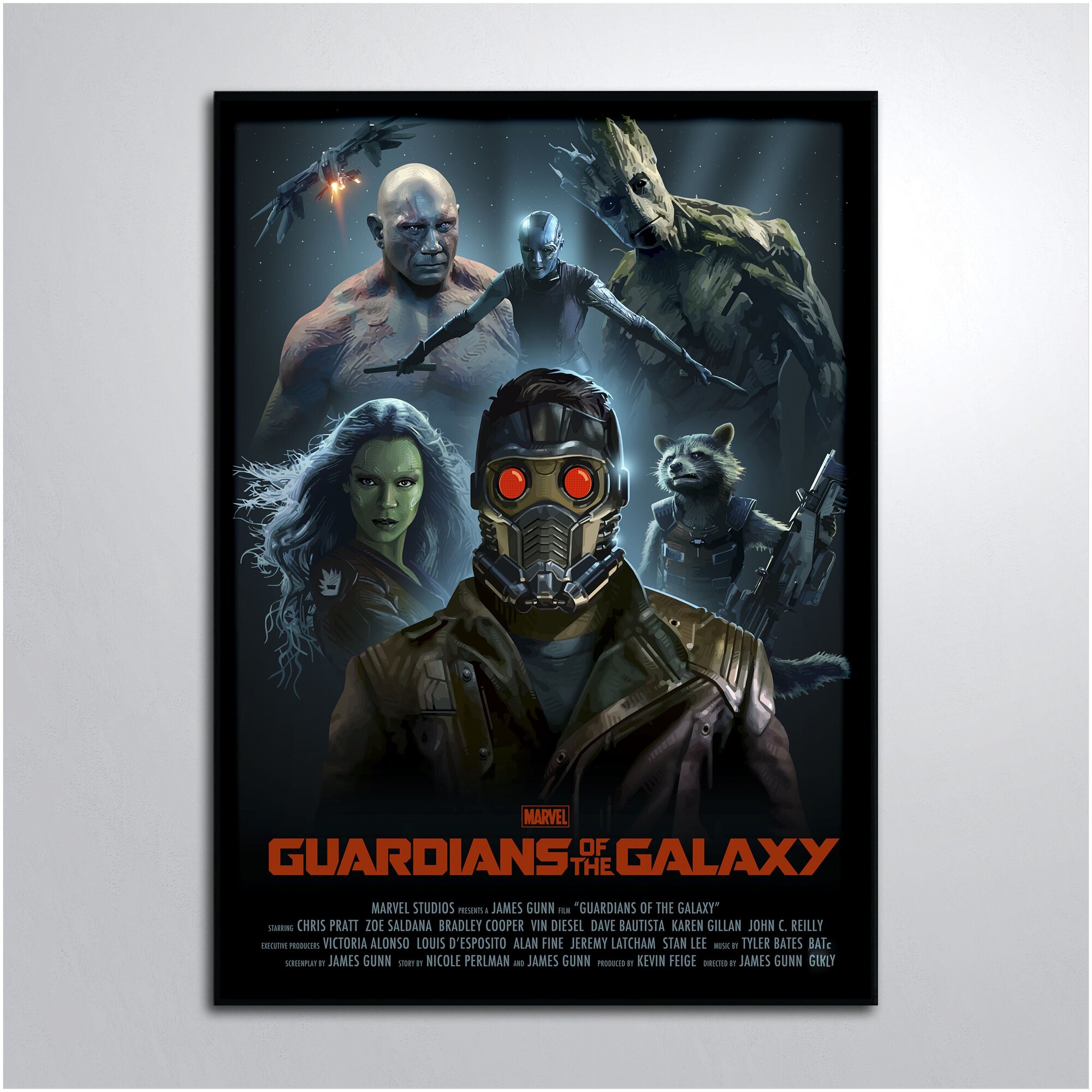 Постер в раме/Марвел Стражи Галактики Туман Marvel Guardians of the Galaxy