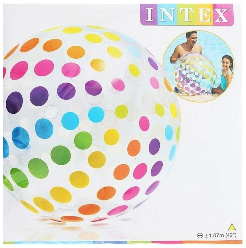 Intex Мяч надувной Jumbo
