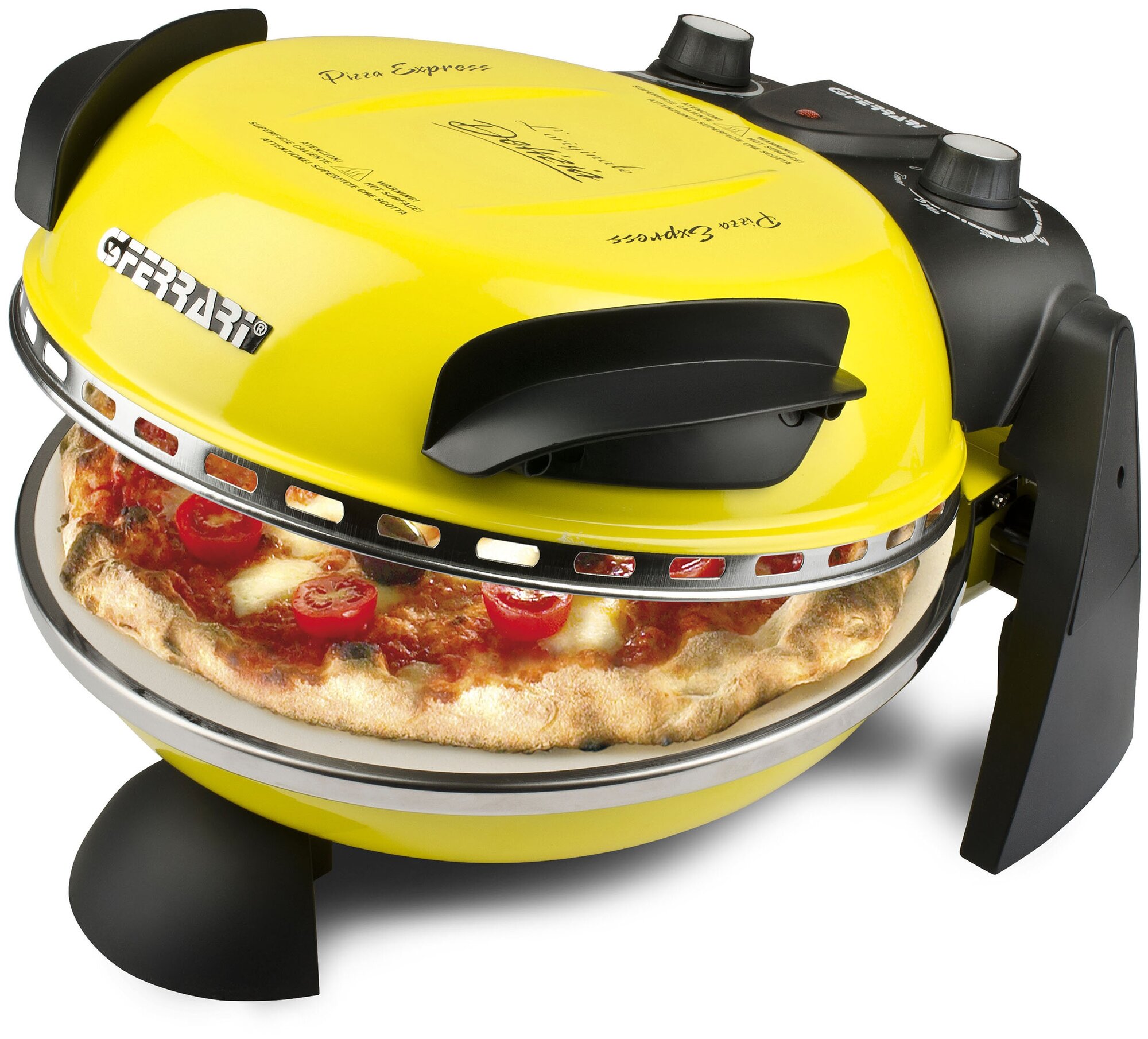 Пицца-мейкер G3 ferrari Delizia G10006 мини печь для пиццы электрическая, жёлтая