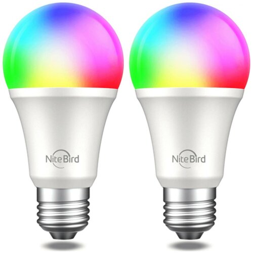 Комплект умных ламп Nitebird Smart bulb 2 шт., цвет мульти