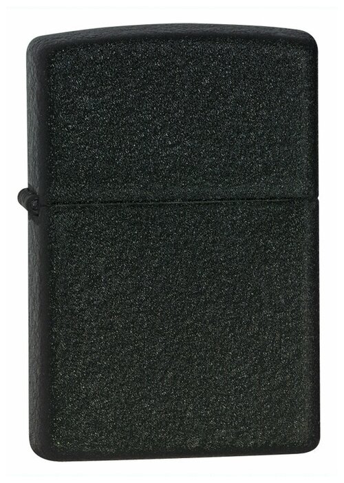 Зажигалка ZIPPO Classic с покрытием Black Crackle, латунь/сталь, чёрная, матовая, 38x13x57 мм