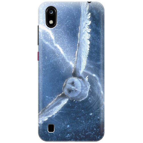 фото Re:pa накладка transparent для zte blade a7 2019 с принтом "сова в полёте"