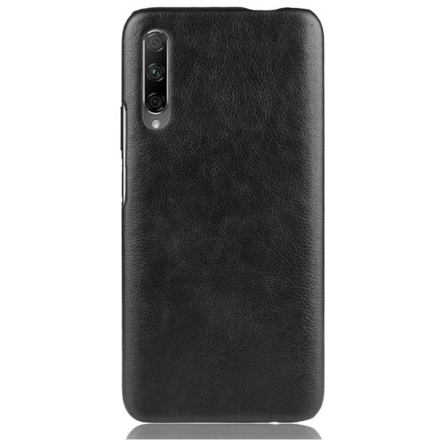 фото Чехол панель-крышка mypads для honor 9x pro / huawei y9s обтянутая импортной кожей черный