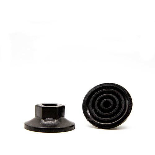 Опора с гайкой с внутренней резьбой М10 (комплект - 4 шт.) чёрная