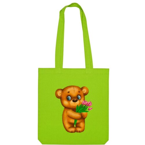 фото Сумка шоппер us basic, зеленый