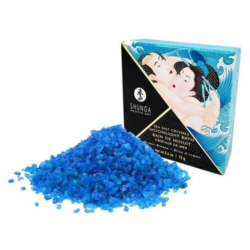 Соль для ванны Bath Salts Ocean Breeze с ароматом морской свежести - 75 гр синий 2565₽