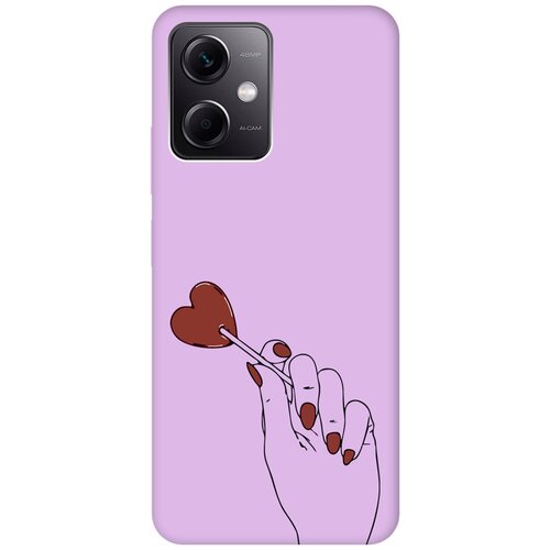 Силиконовый чехол на Xiaomi Redmi Note 12, Сяоми Редми Ноут 12 Silky Touch Premium с принтом Heartbreaker сиреневый силиконовый чехол на xiaomi redmi note 12 сяоми редми ноут 12 silky touch premium с принтом couple lines сиреневый