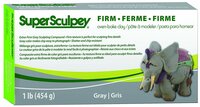 Полимерная глина Sculpey Super Firm SS1SCULPT (серый), 454г