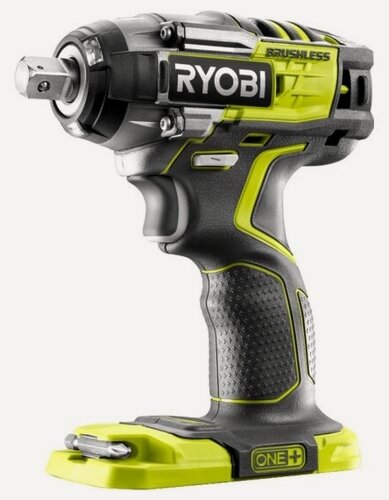 Изображение товара Бесщеточный аккумуляторный ударный гайковерт Ryobi ONE+ R18iW7-0, без АКБ и ЗУ 5133004220