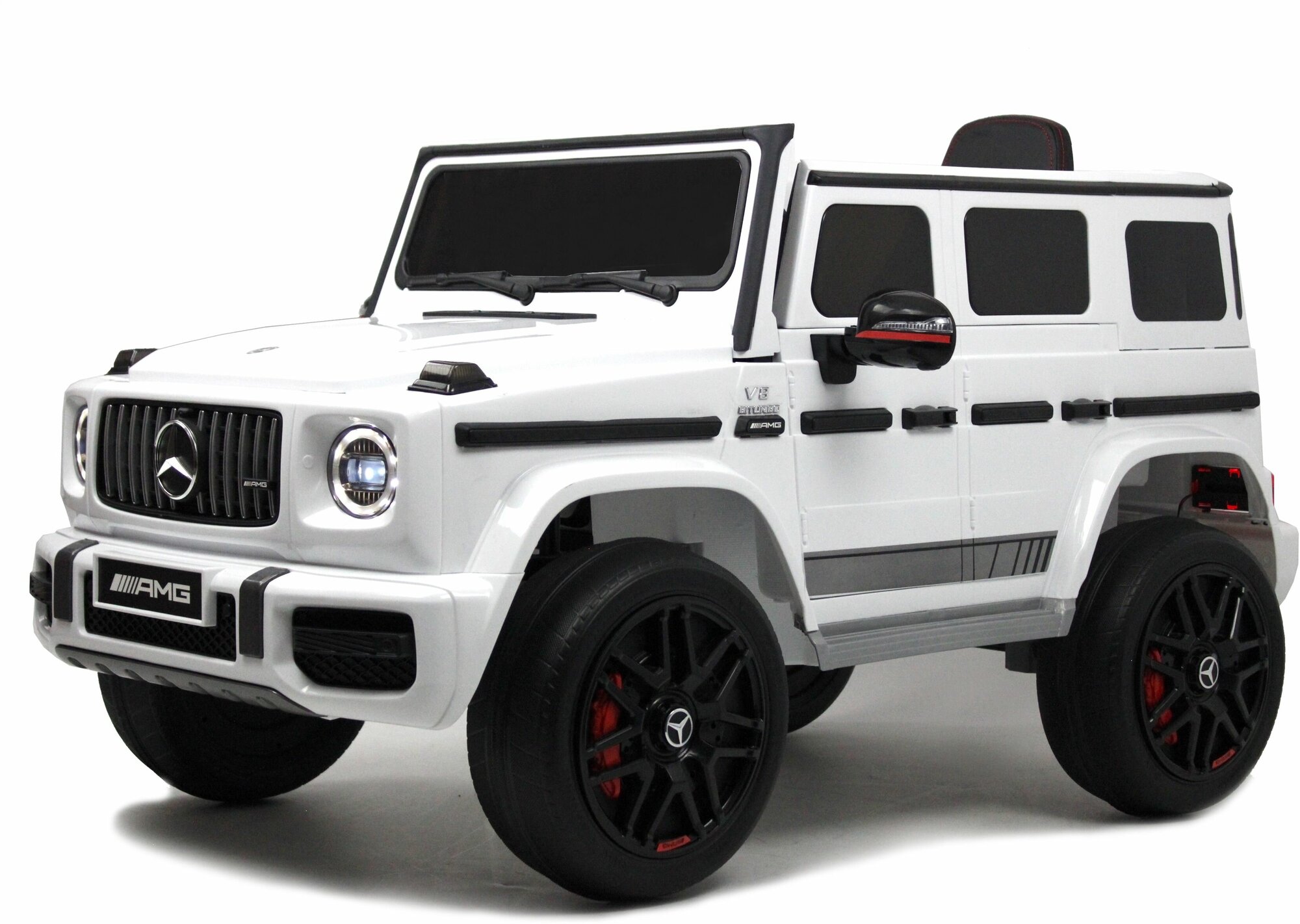 Rivertoys Детский электромобиль Mercedes-Benz G63 4WD (K999KK) белый