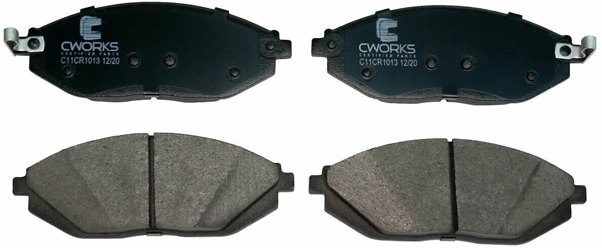 Колодки тормозные передние LOW METALLIC CWORKS C11CR1095 для Toyota Camry XV40 Camry XV50