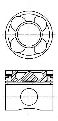 Поршень Dm.69.60x2.0x1.5x2.0 Std Цена За 1 Шт Fiat Doblo/Idea 1.3D, Opel Astra H/Corsa D 1.3Cdti 05-> [199A3.000/Z13dth] NUR.