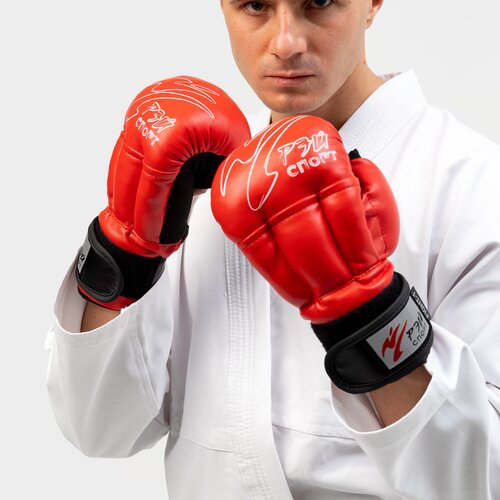 Перчатки для Рукопашного боя Рэй-спорт Fight-1 иск. кожа (Красный, 6XS) перчатки для рукопашного боя рэй спорт fight 1 иск кожа красный 6xs