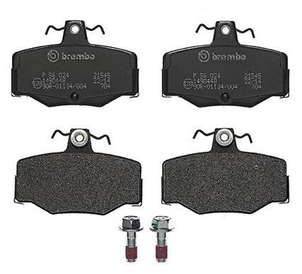 Дисковые тормозные колодки задние brembo P56024 для Nissan Almera Tino, Nissan Primera, Nissan Almera (4 шт.)