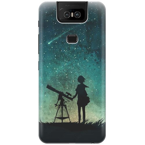 фото Cиликоновый чехол на asus zenfone 6 zs630kl / асус зенфон 6 с принтом "загадай желание" gosso