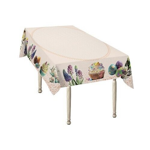 Скатерть фотопечать Светлый праздник 145*180 (1) +- 2% (МарТекс)