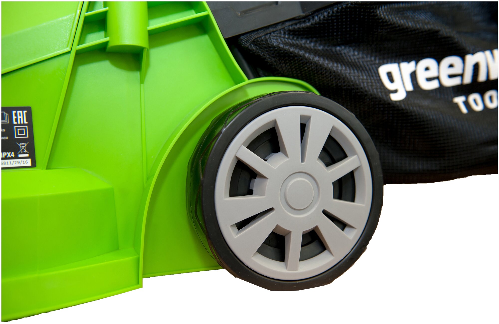 Электрическая газонокосилка Greenworks GLM1232 1200 Вт 33