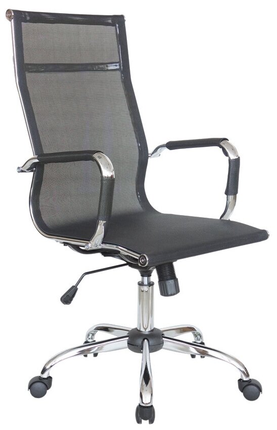 Кресло руководителя Riva Chair RCH 6001-1SE Чёрная сетка