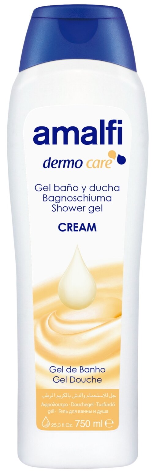 Гель для душа и ванны AMALFI cream 750 мл