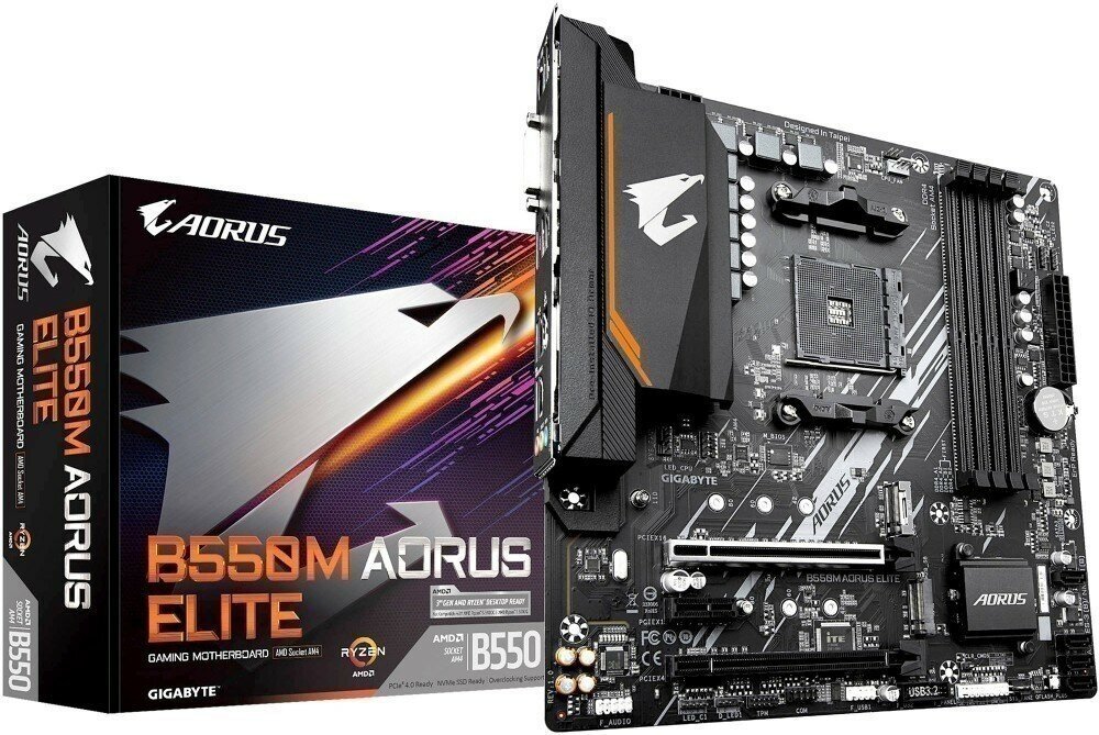 Материнская плата Gigabyte B550M AORUS ELITE