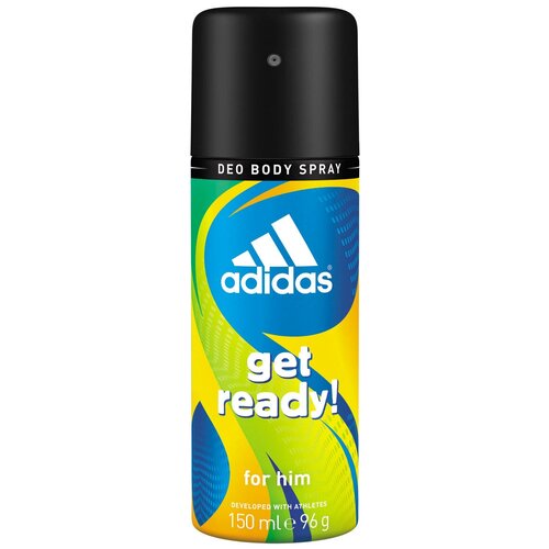 Adidas Дезодорант спрей Get Ready, 150 мл