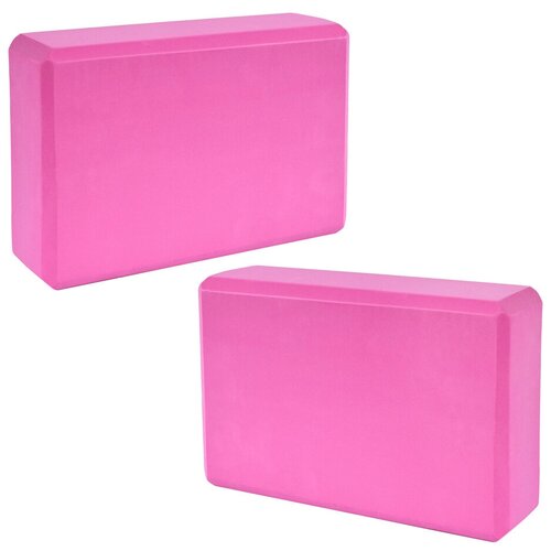 Блок для йоги CLIFF EVA 23*15*8см, 180гр, розовый блок для йоги cliff eva 23 15 8см 200гр мультиколор розовый