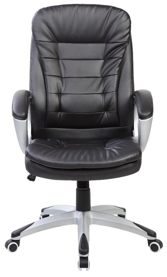 Кресло руководителя RIVA CHAIR RCH 9110 Чёрный (QC-01) - фотография № 2
