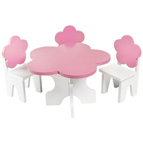 фото Paremo набор мебели для кукол цветок (pfd120) розовый