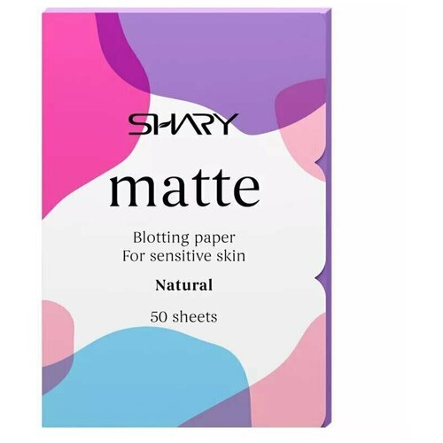 Shary салфетки матирующие для лица натуральные