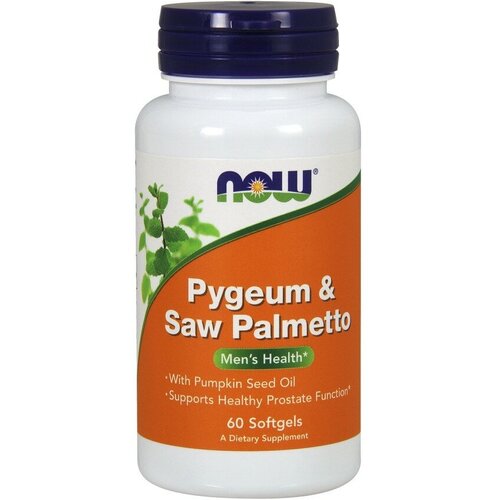 NOW Pygeum & Saw Palmetto (60 softgels)