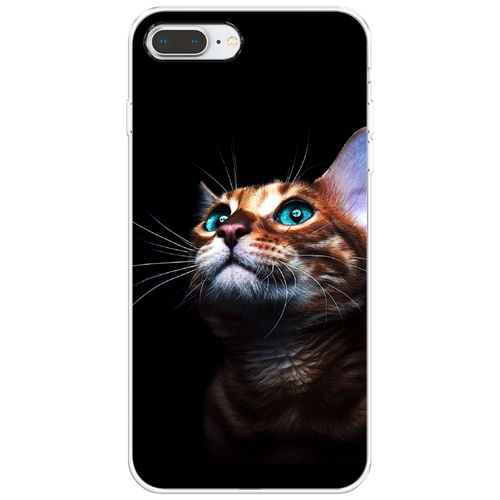 Силиконовый чехол на Apple iPhone 7 Plus / Айфон 7 Плюс Мечтательный кот силиконовый чехол на apple iphone 15 plus айфон 15 плюс мечтательный кот