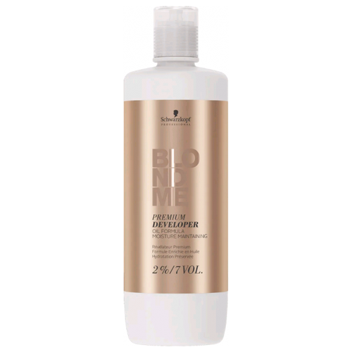 Окислитель BlondMe Premium Developer Oil Formula Moisture Maintaining 2%, 1000 мл крем для волос осветляющий schwarzkopf professional blondme lifting sand песок 60 мл