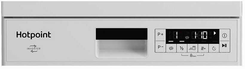 Посудомоечная машина 45см HOTPOINT-ARISTON HFS 1C57 белый (диспл, инвертор) - фотография № 2