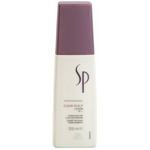 Wella Professionals SP CLEAR SCALP Несмываемый лосьон для кожи головы против перхоти, 125 мл, бутылка шампунь для кожи головы мягкий wella professional sp balance scalp shampoo для чувствительной кожи головы 250 мл