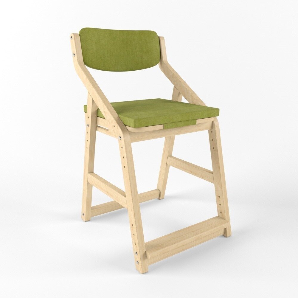 Чехол мягкий (сидение+спинка) на детский растущий стул "Робин WOOD" и "Вуди", цвет: Олива