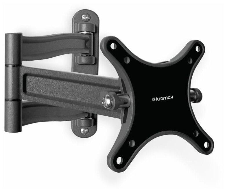 фото Kromax Techno-1 Grey Titan кронштейн на стену для ТВ 10"-26"
