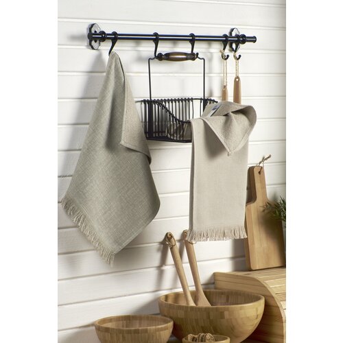 Набор кухонных полотенец Linens Linen 40x60см бежевый 513₽
