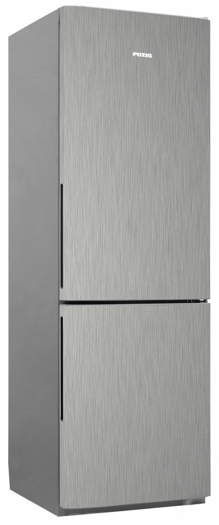 Холодильник POZIS RK FNF 170 серебристый металлопласт ручки вертикальные